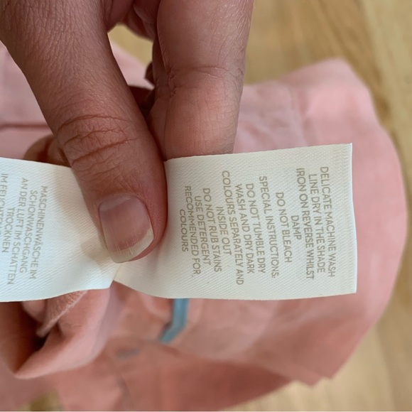 Boden St Ives Paperbag Shorts Belted Linen Cotton Blend NWT US Size 10 Preppy - Picture 12 of 15